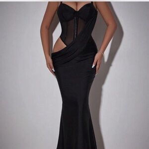 Elegant Black Evening Gown